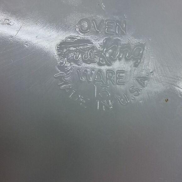 4 Pc. Fire King Fleurette Milk Glass Dinner Plates With Pink Floral - Picture 8 of 8